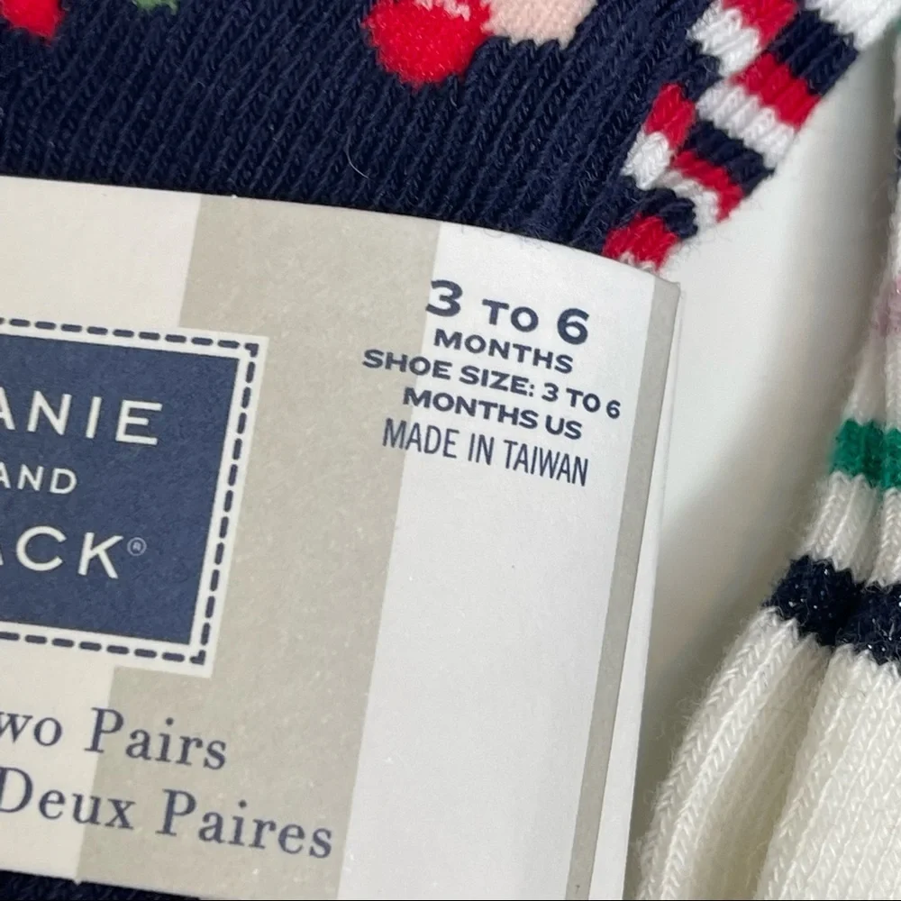 Janie And Jack socks 3-6 months nwt
